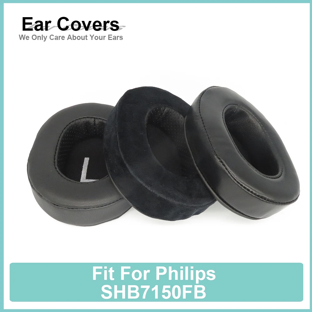

Earpads For Philips SHB7150FB Headphone Earcushions Protein Velour Sheepskin Pads Foam Ear Pads Black Comfortable