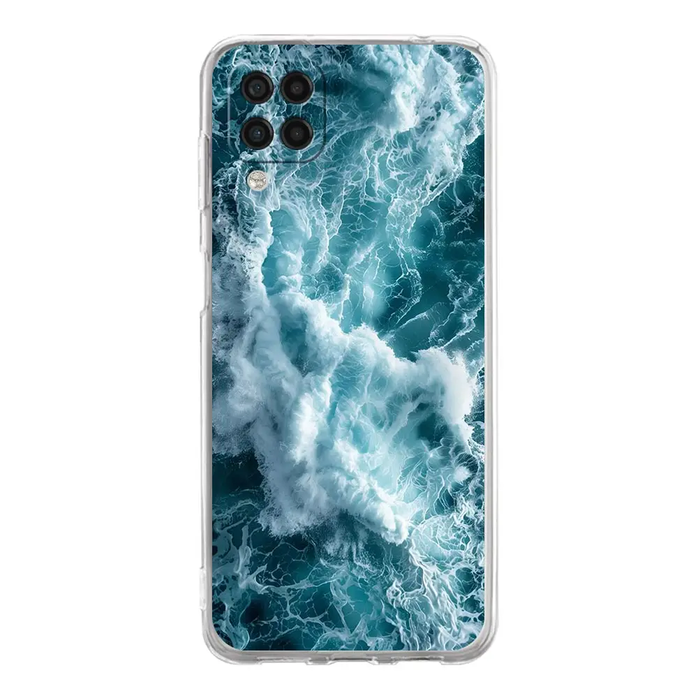 Blue Sea Ocean Waves Phone Case Cover