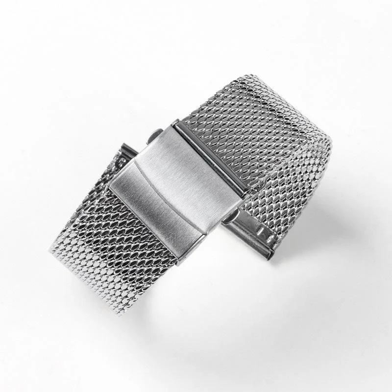 Premium Quick Release Milanese Stainless Steel Watch Strap Replacement - Sleek 1mm Design