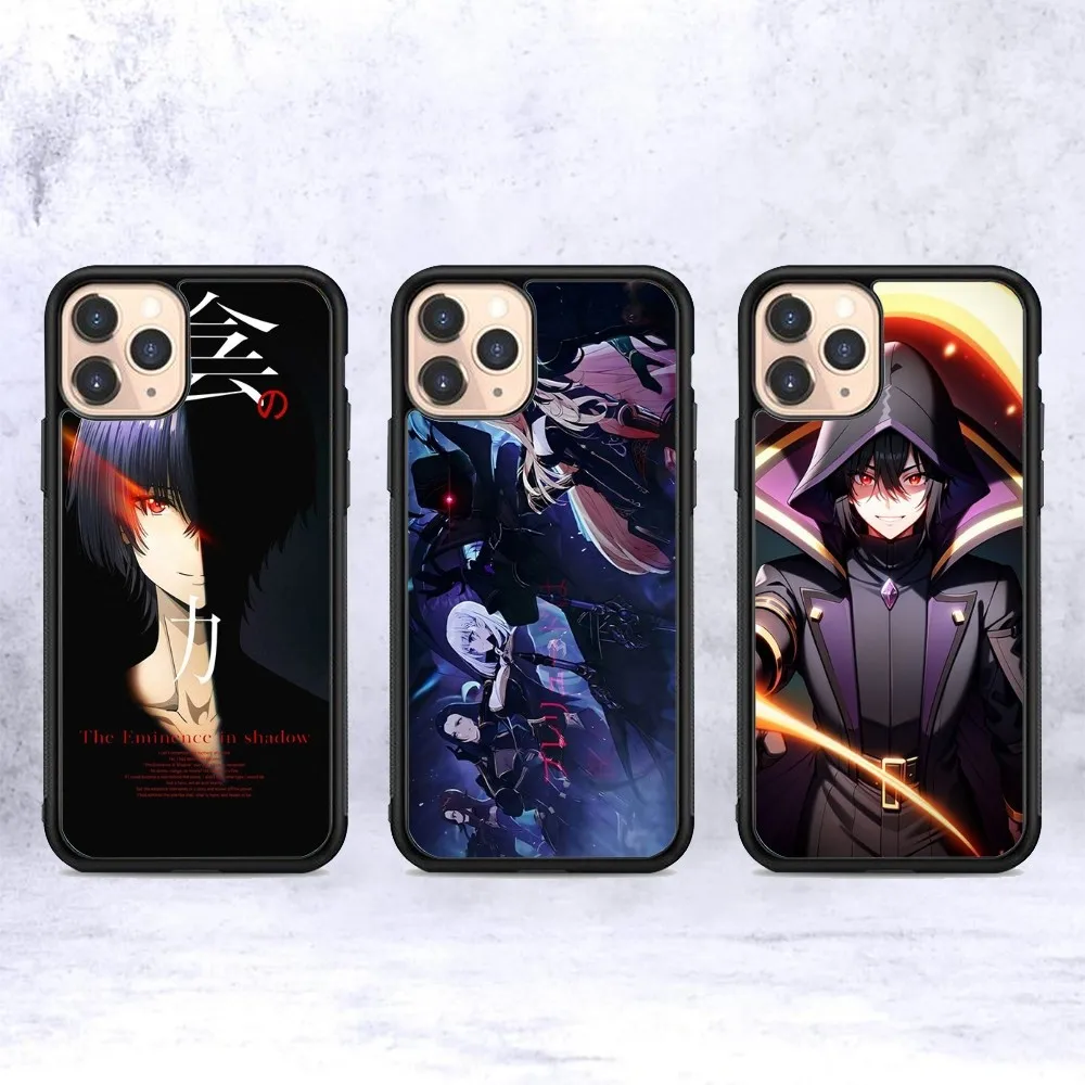 The Eminence In Shadow Cid Kagenou Ainme Phone Custodia In Silicone Pc + Tpu Per Iphone 14 11 12 13 Pro Max 8 7 6 Plus X Xr Hard Fundas