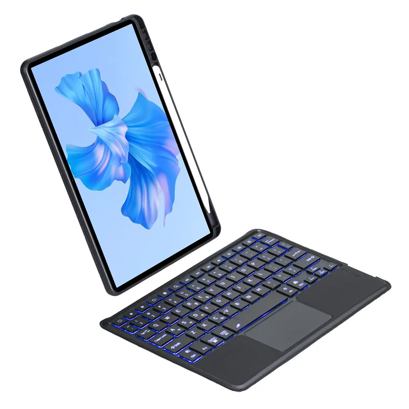 Teclado para Huawei Matepad Companheiro Almofada Pro 11 Case 2023 Backlight Touchpad Teclado Espanhol Russo Árabe Teclado Capa - Imagem 3