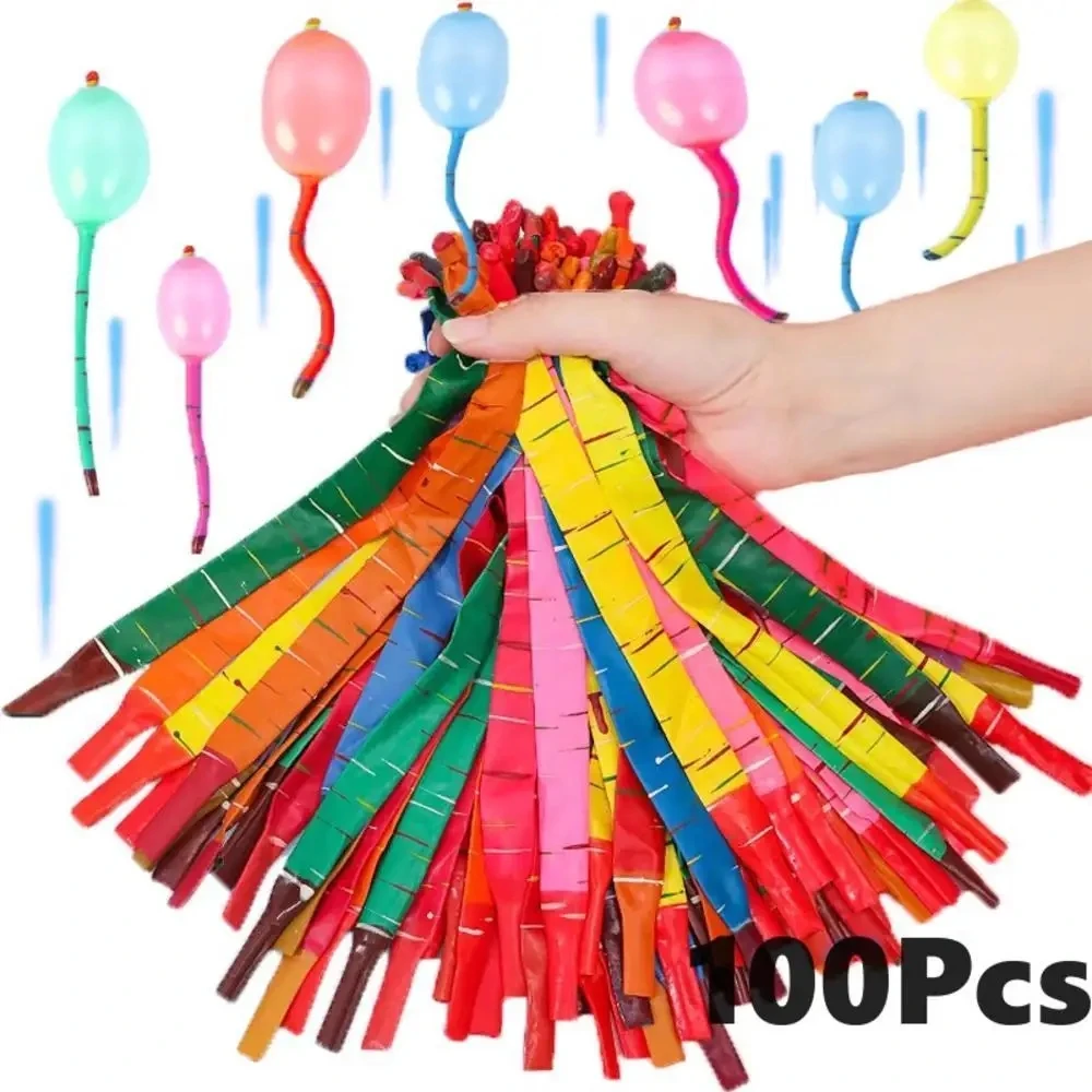 100pcs Mixed Color Long Latex Rocket Balloon Flying Squeaking Children Birthday Party Decoration Latex Balloons Classic Toys new fashion cartoon children stickers diy decoration tags kindergarten teachers reward labels self adhesive