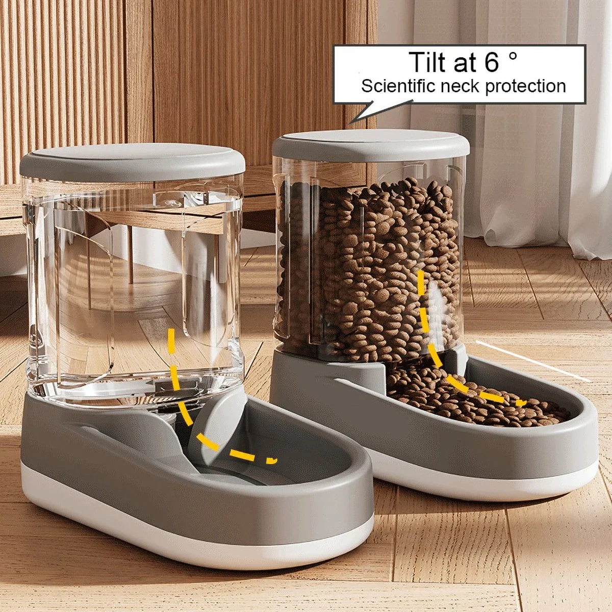 Large Capacity Pet Feeder - 38L Dog Cat Water Dispenser with Anti-Slip Design