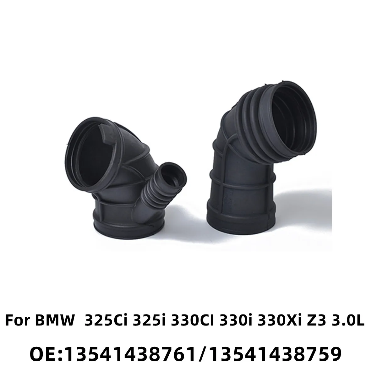 

Set of 2 Engine Air Intake Hose For BMW 325Ci 325i 330CI 330i 330Xi Z3 3.0L OE:13541438761/13541438759