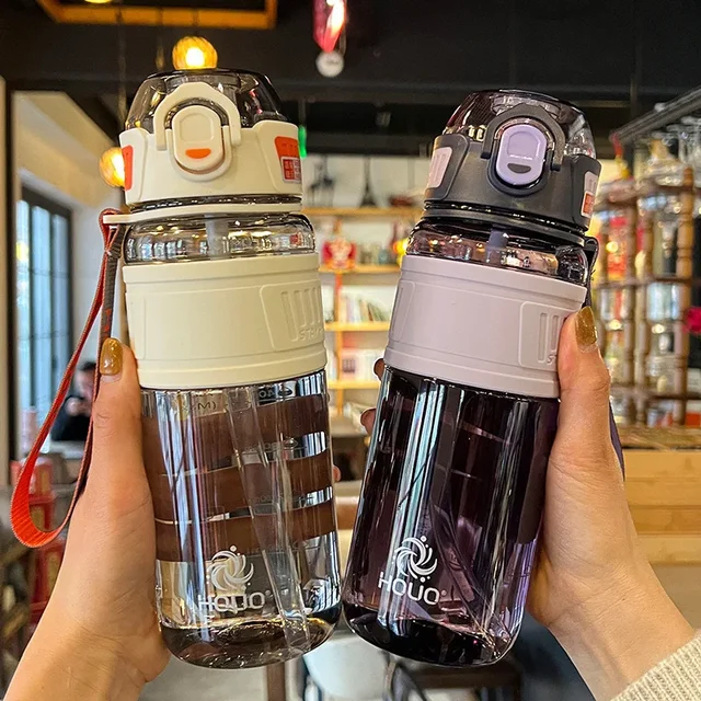 Travel 1L Water Bottle for Sports Plastic Water Cup for Girl Boy School Portable 1 Liter 750ml Water Kettle Fitness Gym Outdoor 2