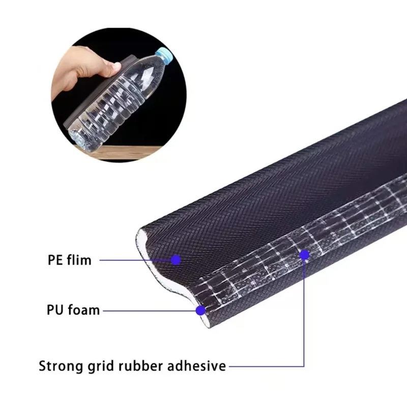 Sealing Strip Tape 40M Acustic Foam Window Sealing Strip For Casement Window Seal Soundproof Foam S Weather Stripping Door Seal Gap Filler Tape