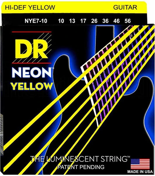 amarillo neón Nye7 para guitarra eléctrica de 7 cuerdas, niquelado, con POS. 10 56, Dr.| | - AliExpress