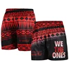 2024 Hot Selling Men's Shorts 3D Printed Black Red Retro Loose Casual Quick Drying Fashion Beach Adult Children's Shorts 1