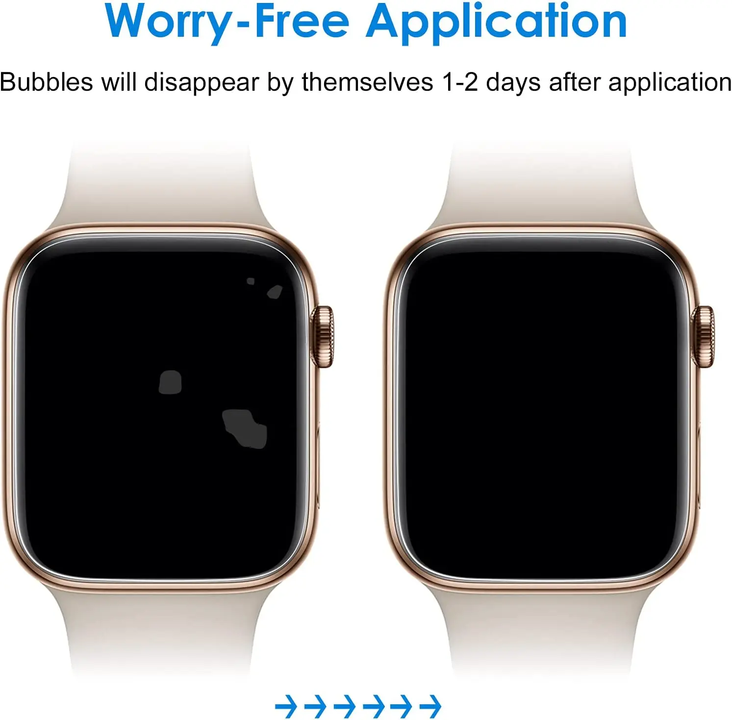 Premium Screen Protector for Apple Watch - Ultra Clear Film Protection