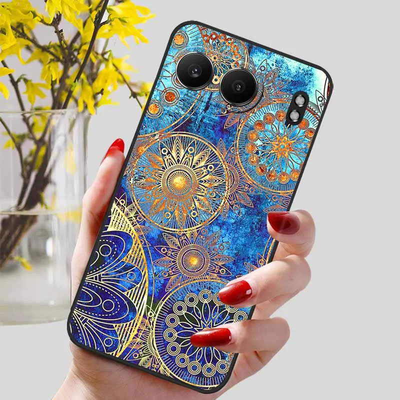 Elegant Black Marble TPU Soft Phone Cover - Fashionable Silicon Back Protector
