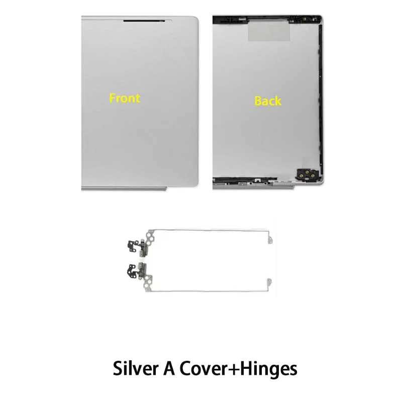 silver A hinges