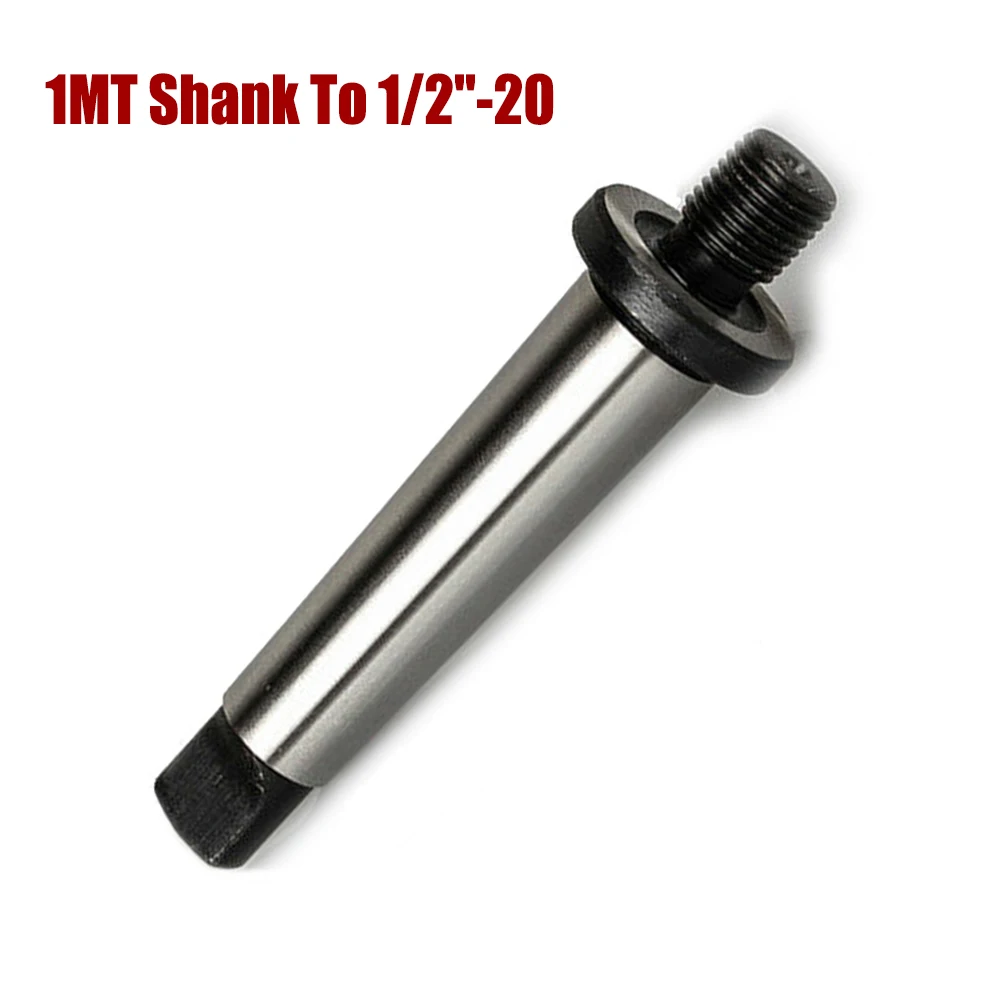 Workholding Toolholding Drill Chuck Arbor Threaded Drilling To 1 2inch-20 Threaded Morse Taper MT1 Adapter Steel 2