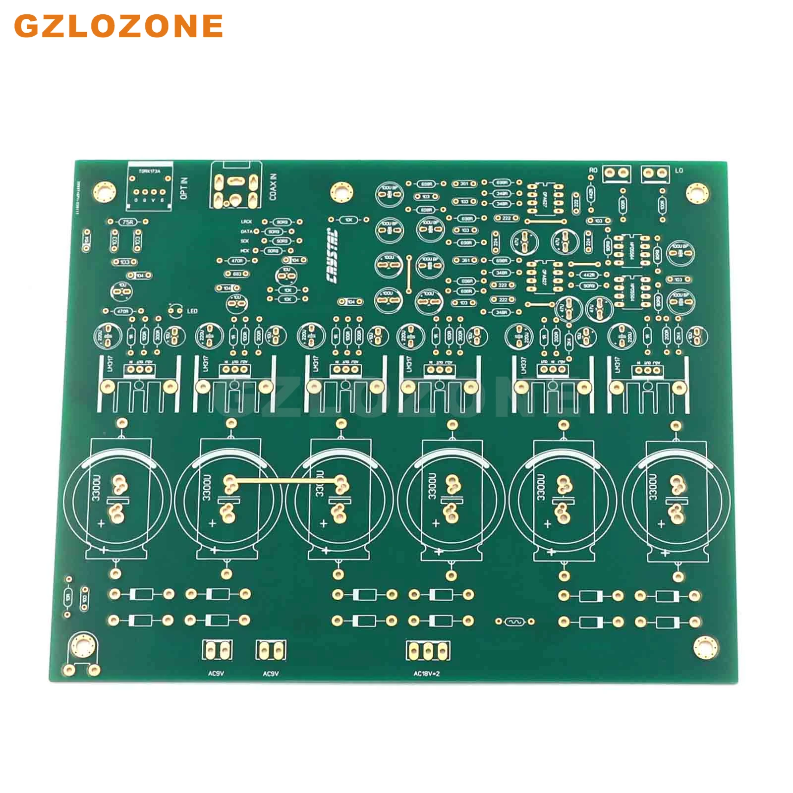 

Hi-fi стерео CS43122 CS8414 DAC аудиофильный аудио декодер, чистая печатная плата поддерживает оптический и коаксиальный вход (Φ)