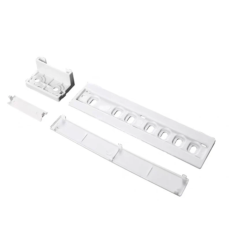 Integrated Fridge Door Plastic Mounting Bracket Fixing Slide Kit For Freezer Refrigerator Door Shelf Rail For Refrigerator 1Set
