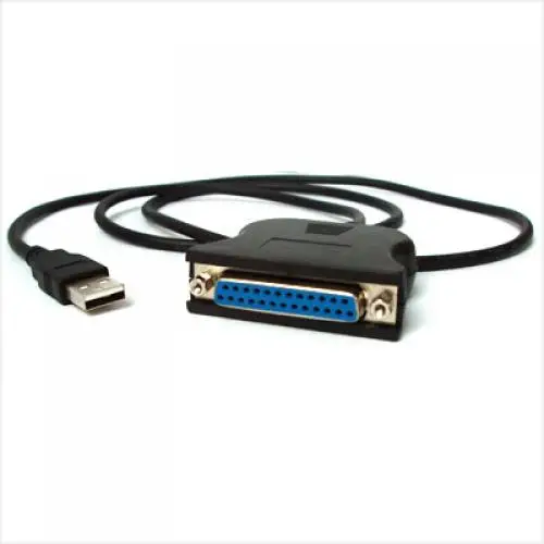 DB25 병렬 프린터 케이블 USB 2.0 호환 휴대용 포토 프린터용 양방향 기계 커넥터