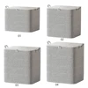 4PCS Household Large Capacity Clothes Storage Bag Dustproof Organizer Foldable Dustproof Bag House-Moving for Quilt Clothing Toy 4