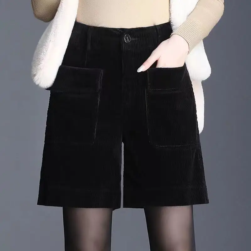 Women\'s Clothing Fashion Solid Color High Waist Straight Pants Casual Femme 2023 New Zipper Buttons Vintage Autumn Winter Thin