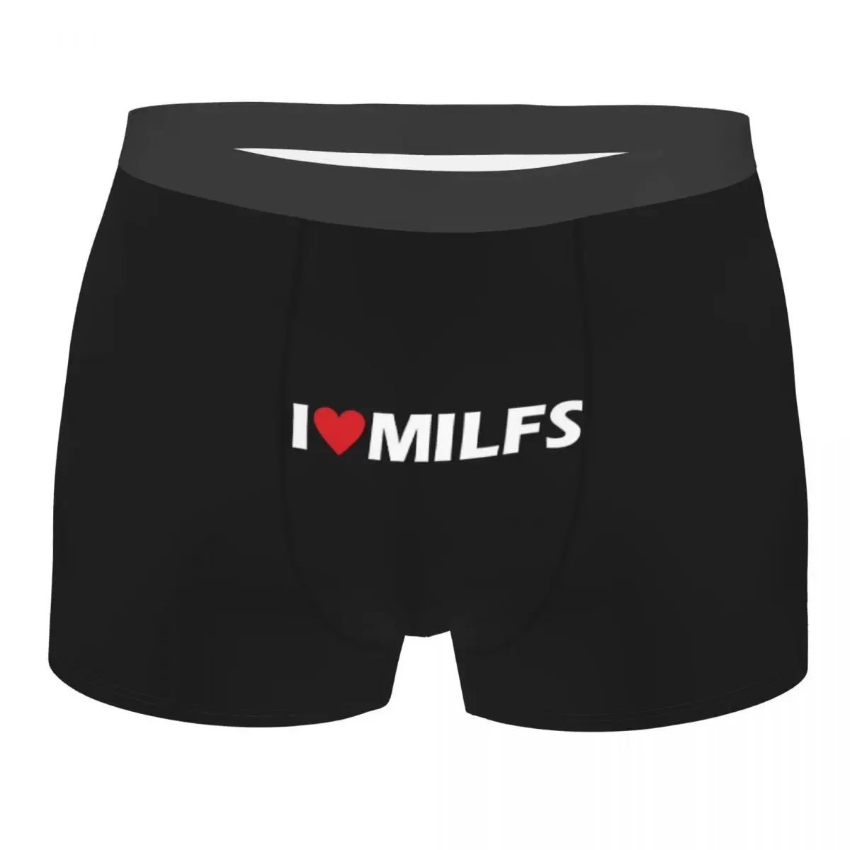 

Мужское нижнее белье I Love Milfs, боксеры для влюбленных, шорты, трусы, новинка, дышащие трусы для мужчин