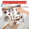 English Point Reading Books Children's Early Educational Toys Montessori Smart Multifunctional Book For Toddler Learning English 4