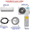 18000 BTU Mini Split Air Conditioner Ductless Inverter System 18.3 SEER2 with Heat Pump 220V 1.5 Ton 5