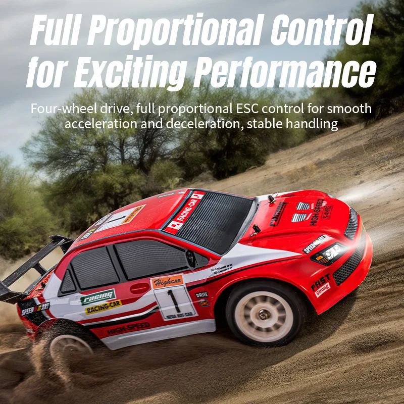 2.4G SY-1201 1:12 Rc Full Scale High-speed Drift Rally Car EVO RC CAR 4WD With Gyroscope Children Toy Birthday Gift 2