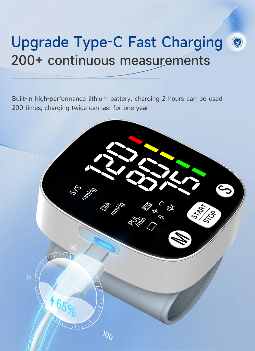 Digital Wrist Blood Pressure Monitor