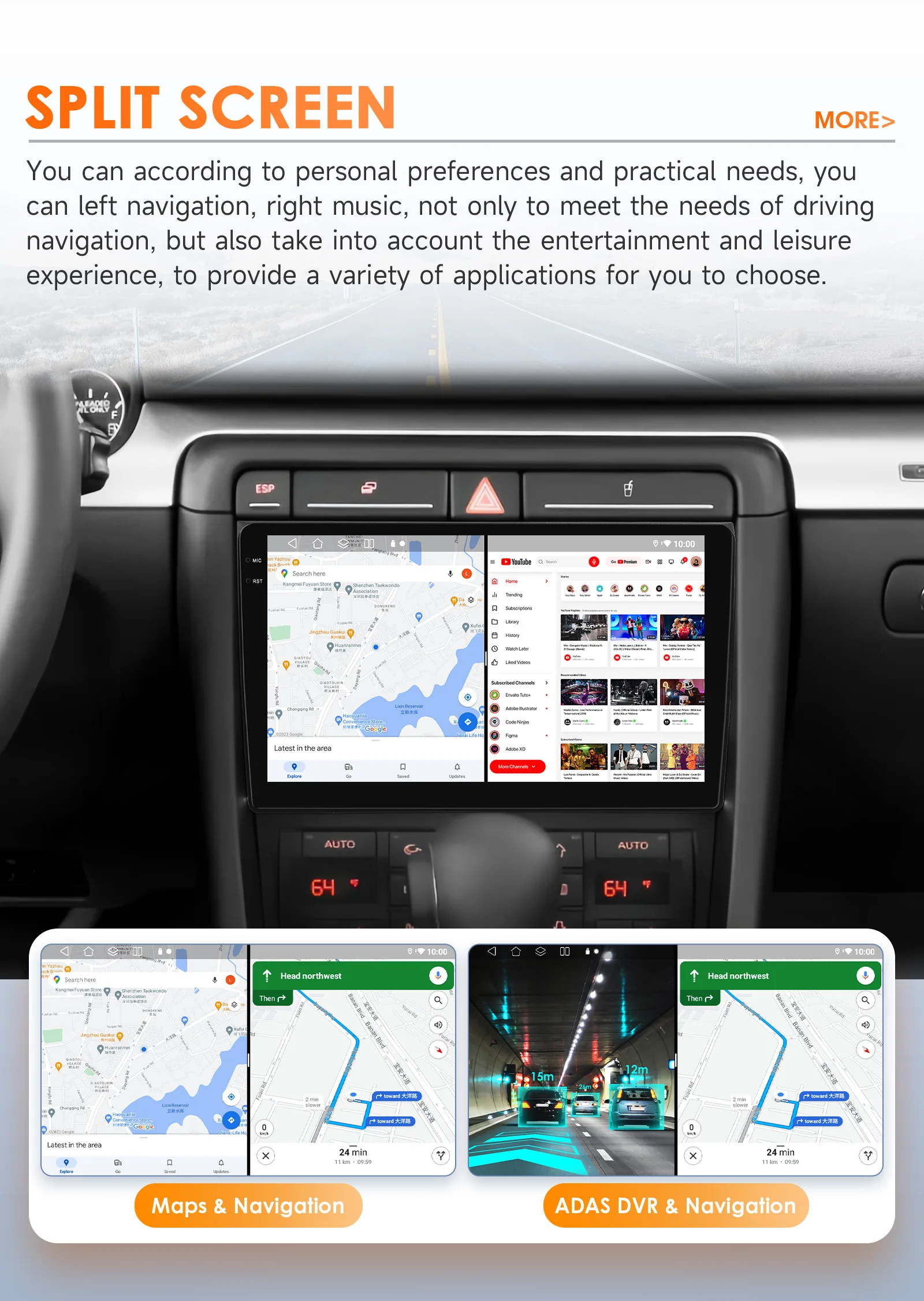 Hizpo Carplay Android Auto Auto Radio Multimedia-Player Für Audi A4 2 3 B6 B7 S4 RS4 2000-2009 GPS 2Din Stereo DSP 360 Kamera 6115 – Detail 39