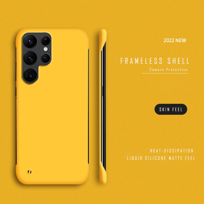 Ultra Slim Frameless Matte Phone Cover
