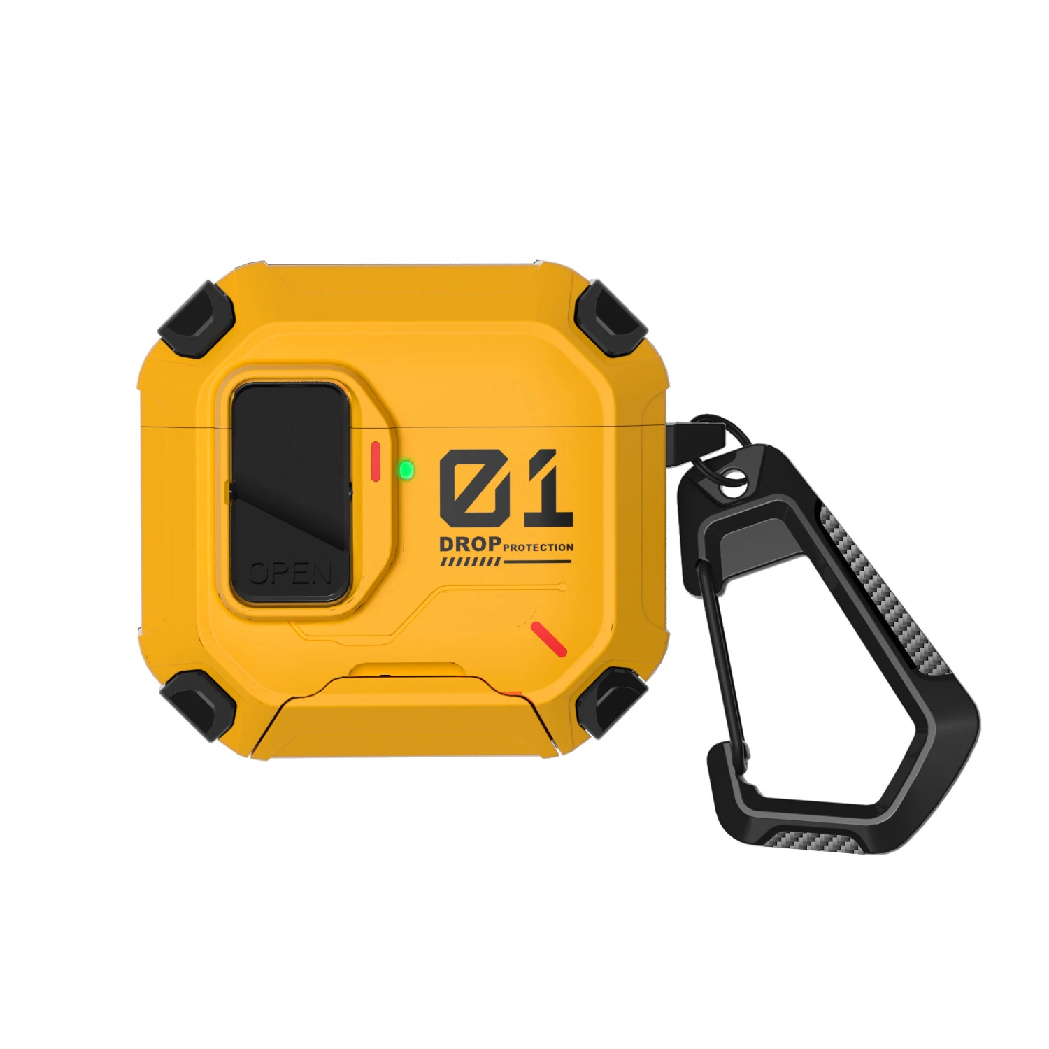 Magnetic Flip-Open Full Body Shockproof AirPods Case with Lock