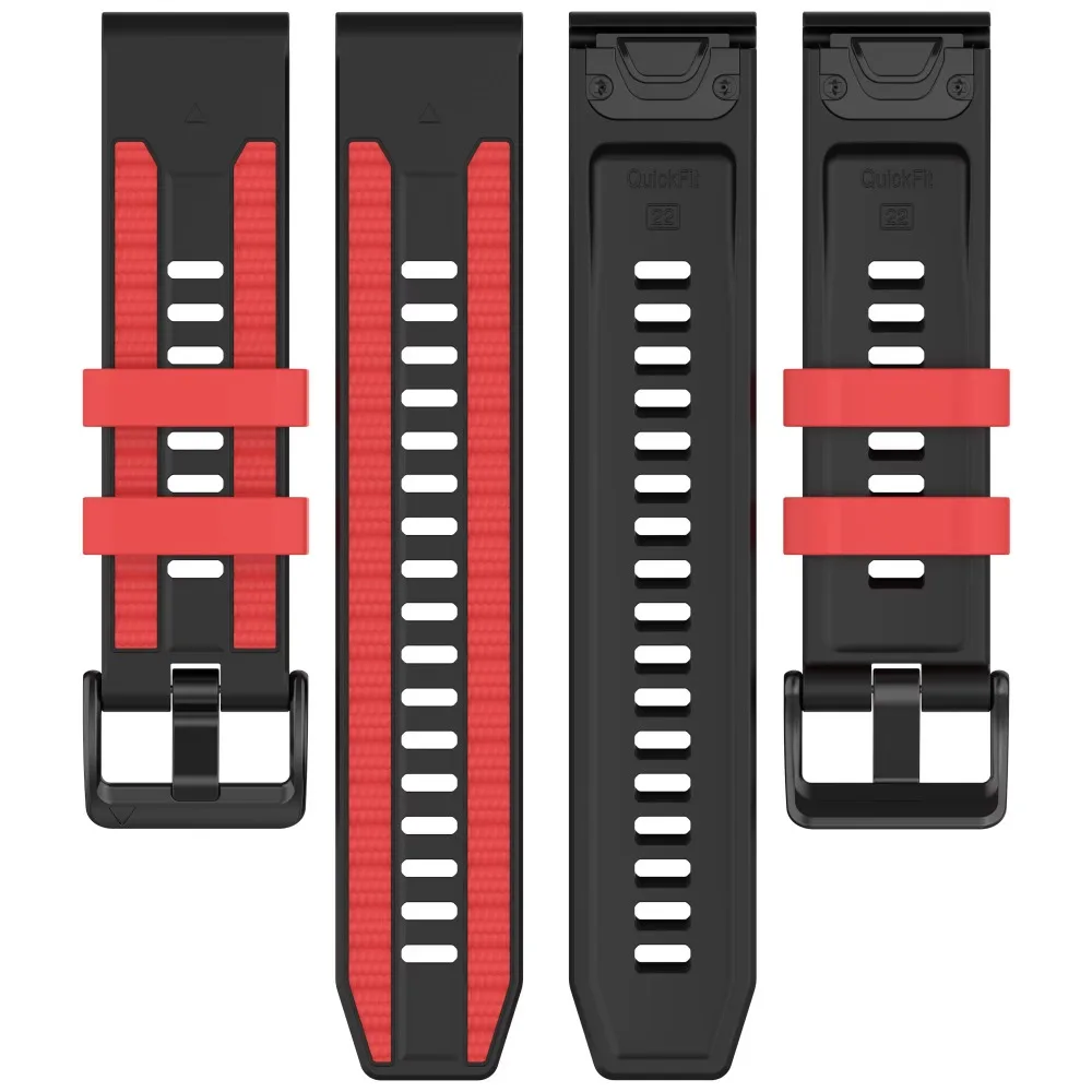 Versatile Quick Fit Silicone Strap - 22mm/26mm - Comfortable and Durable Bracelet