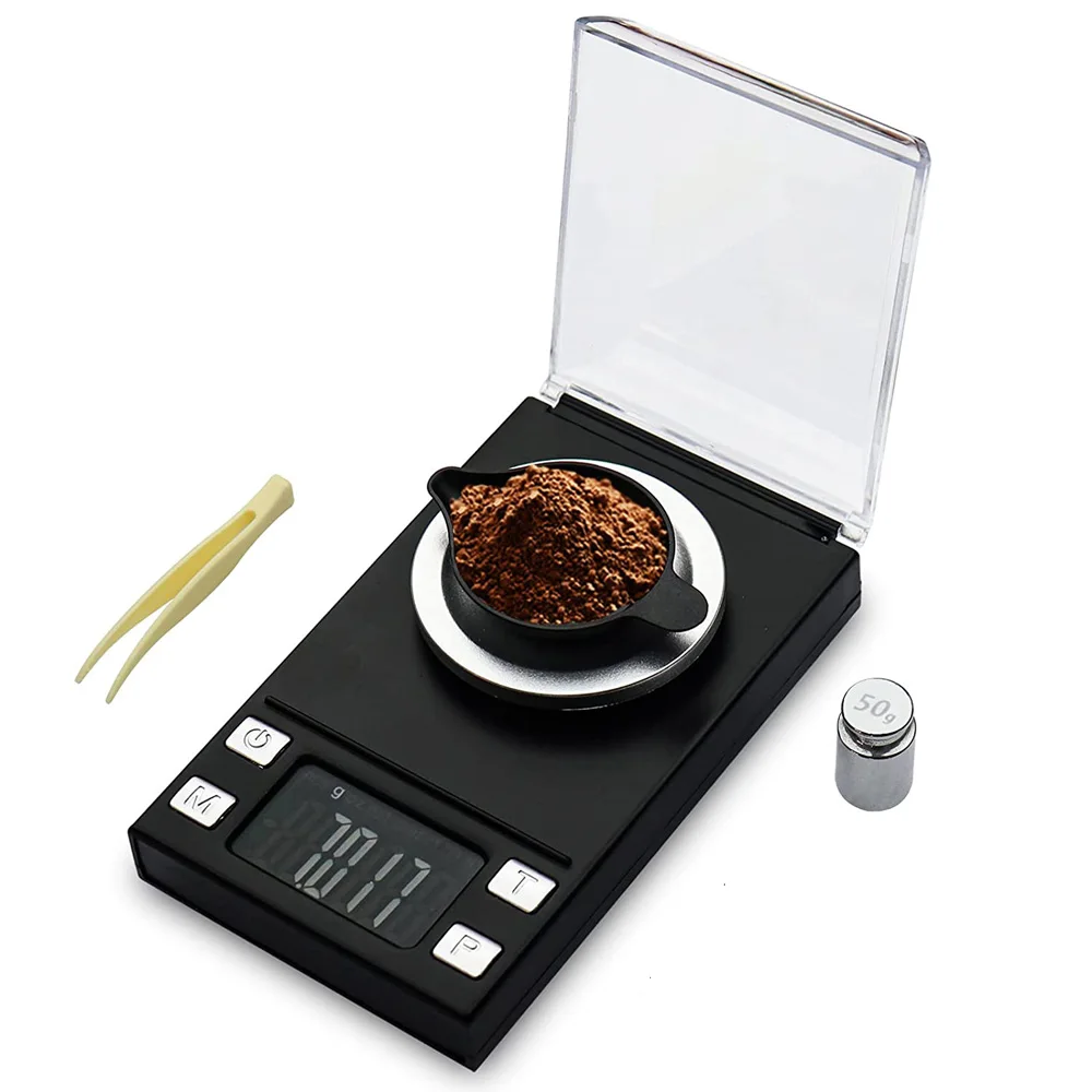 Pocket Scales Electronic Precision Scales 0.001 LCD Digital Jewelry Medicinal Herbs Lab Weight Milligram Scale 100g 50g 20g portable scale,digital scale,pocket scale,jewelry scale,weighing tools