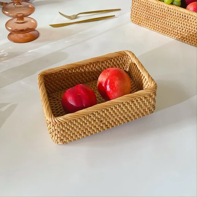 Fizz 3 Part Natural Wicker Basket Organizer Bathroom Basket - AliExpress