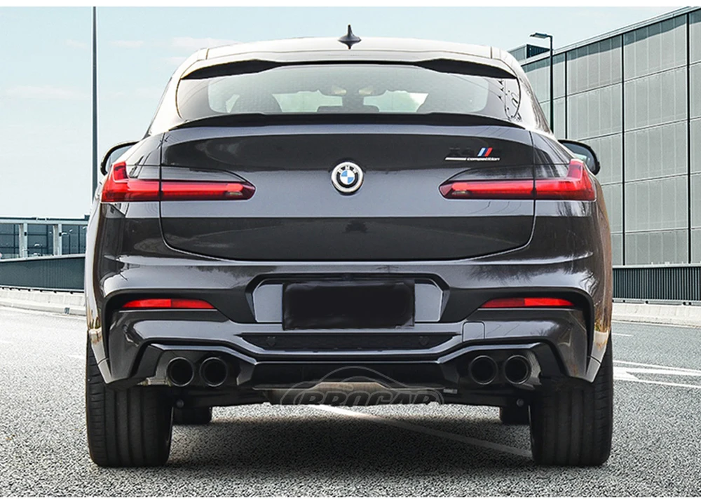Per Bmw X4 Spoiler G02 M Performance Style Spoiler 2019-2022 X4 Materiale Abs Primer Colore Spoiler Posteriore Tronco Ala Car Styling