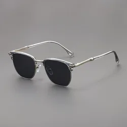 Luxury Designer Unisex Vintage Sunglasses with Alloy Frame (C5)