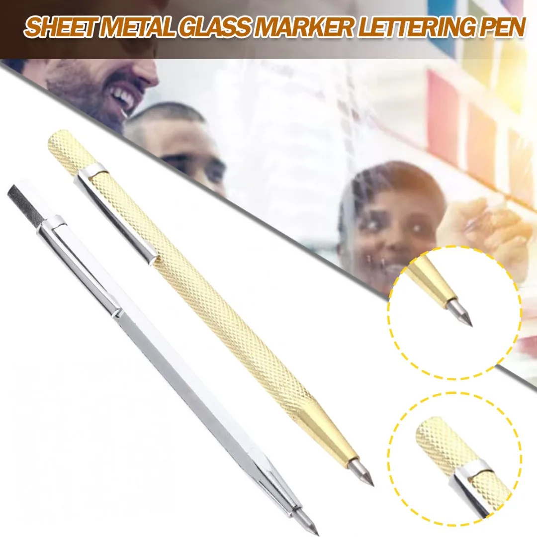 Glass Ceramic Tile Cutter Pen Scribe Tool Metal Plate Marker Lettering Pen Cutting Engraving