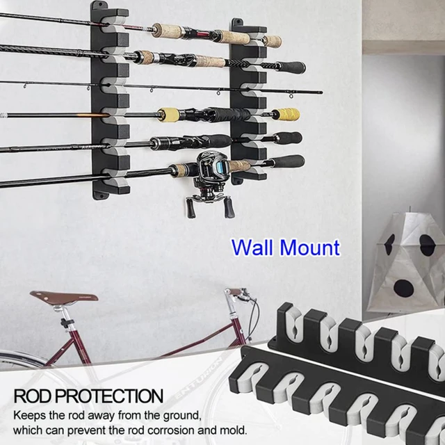 Fishing Rod Holder High-strength Strong Load Bearing Sturdy 6 Rods