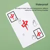 Chinese Mahjong Card Game Waterproof Mah Jong Playing Card Classic Game 144-Card Deck Mahjong Playing Card For Family Gatherings 5