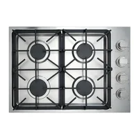 30" NG/LPG Gas Cooktop 4 Sealed Burners Stainless Steel 18000BTU Max 1