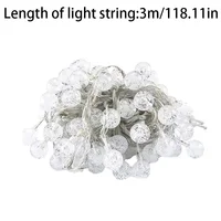 LED Light String – PVC Material, Christmas Decoration, Outdoor Camping Tent Canopy Light, Long Battery Life, Waterproof & Energy 6