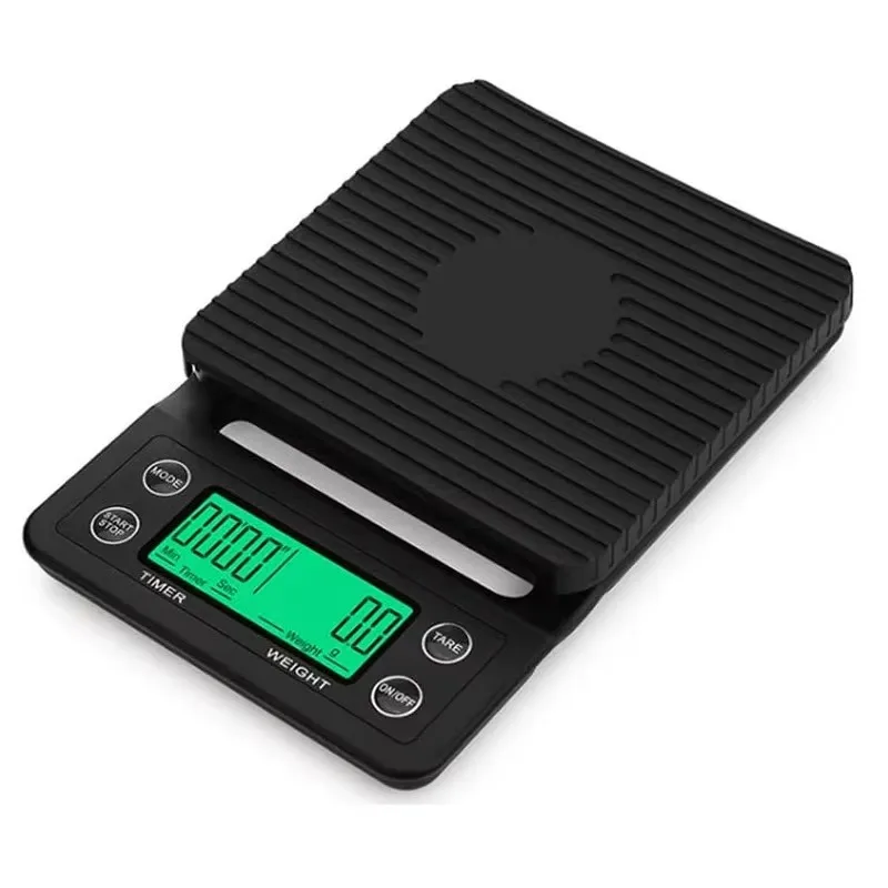LCD Display ABS 5kg 0.1g Digital Coffee Scale With Timer