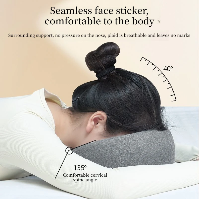 Ergonomic Memory Foam Face Down Massage & Travel Pillow 4
