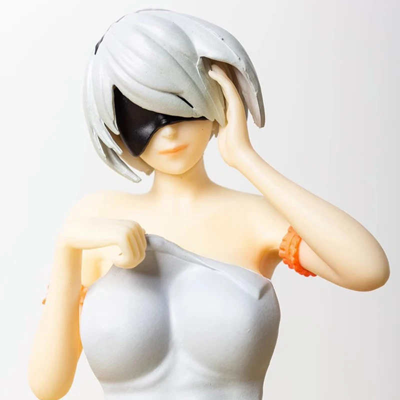 

Nier:Automata Anime Figure Yorha 2B Sexy Figure Hot Spring Scene Removable Clothing Action Figure 22cm Standing Model Toy