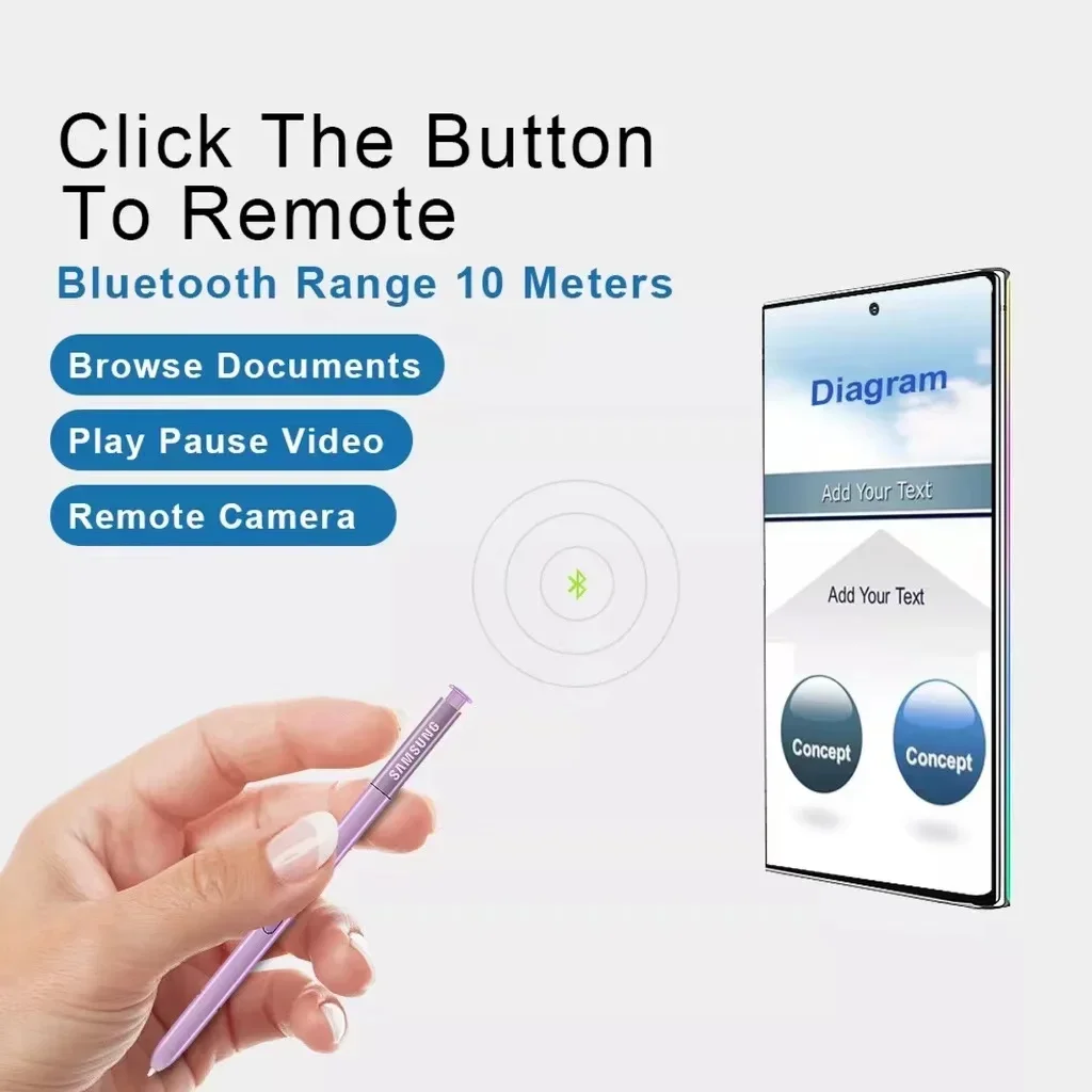 Stylus Pen For Samsung Galaxy Note 9 With Bluetooth