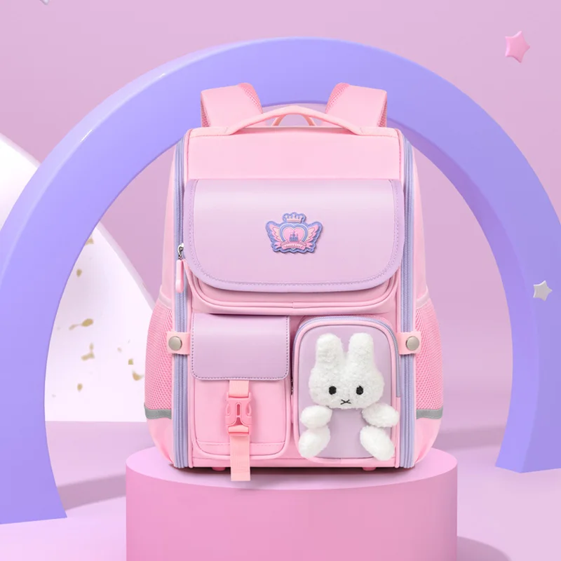 VNINE backpack for elementary school girls and children, super lightweight backpack for girls in grades one to four 3