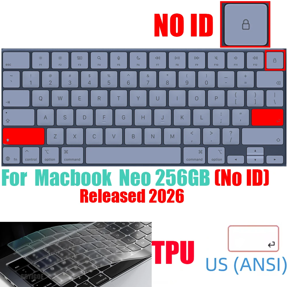 Feather-Light Ultra-Thin TPU Keyboard Cover