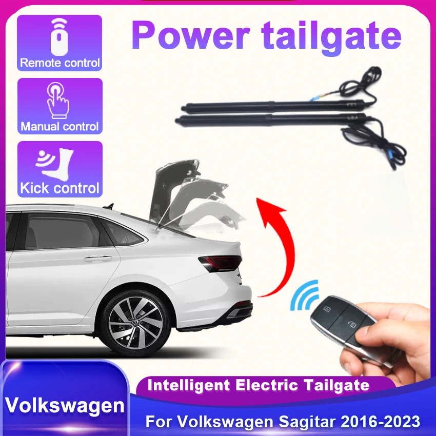 

Для Volkswagen Sagitar 2016-2023 контроль электрической багажной двери автомобильный подъемник автоматический датчик открытия багажника