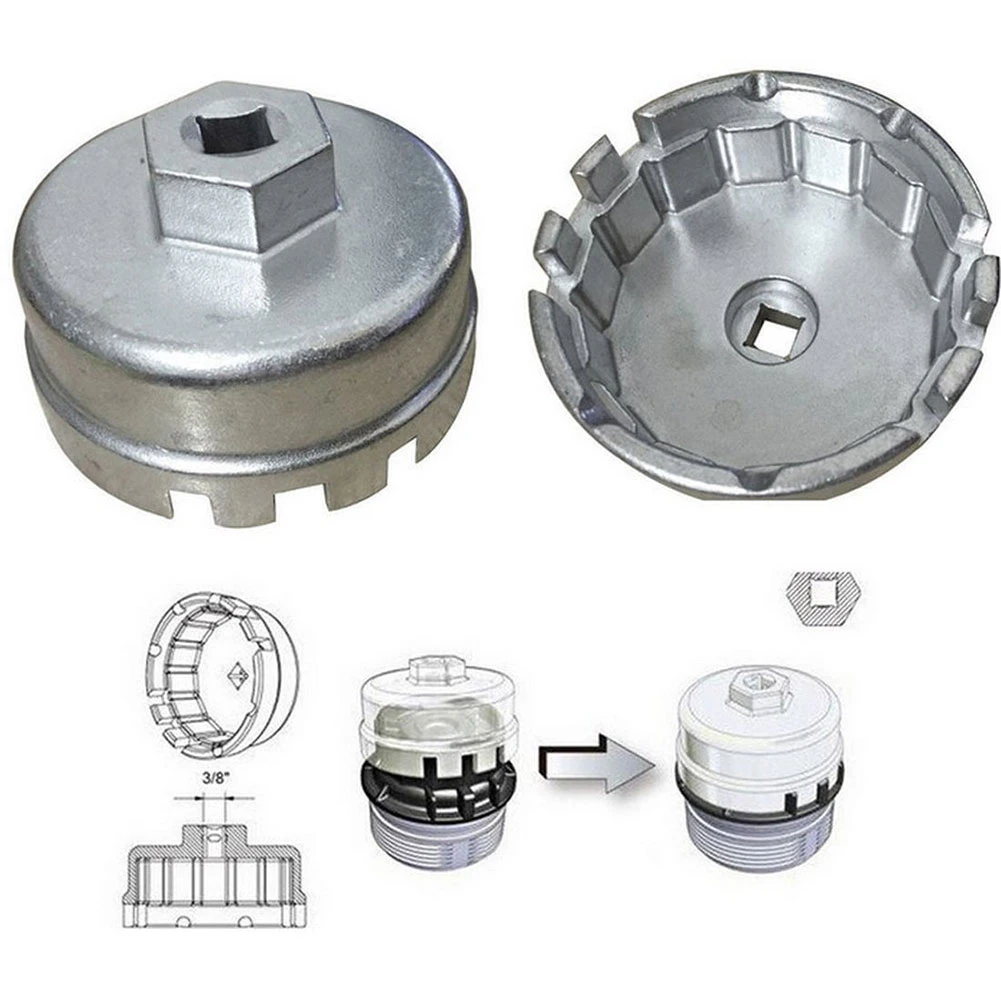 Professional Aluminum Car Oil Filter Wrench Hattype Wrench For Toyota