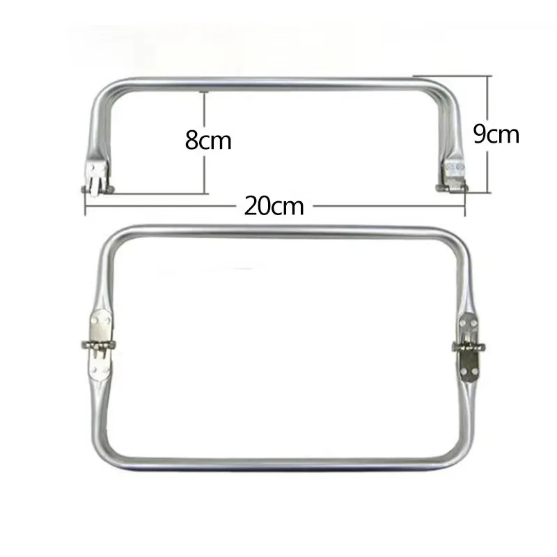 Bag Accessories 10PCS 20-30cm Metal Frame For Purse Doctor Aluminium Tube Handle Clutch Parts