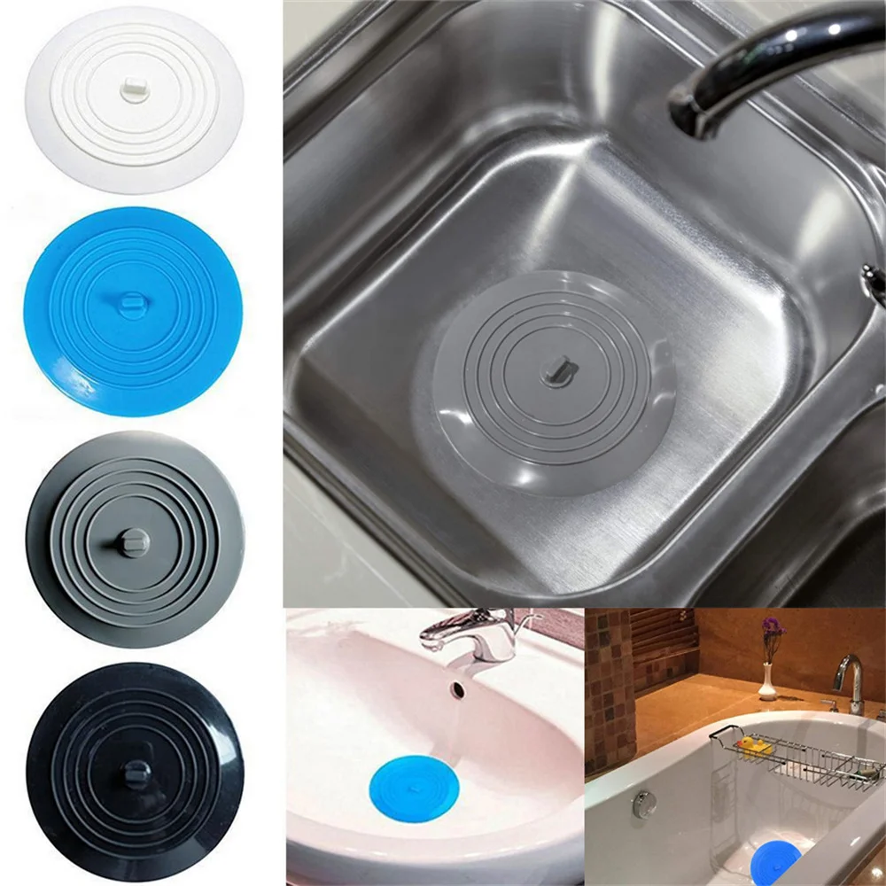 

Large Diameter Silicone Floor Drain Cover Sink Plug Sewer Bathroom Toilet Deodorant Anti-Clogging Kitchen Accessory