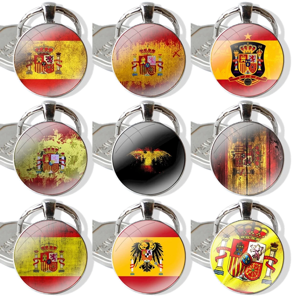

Брелок-кольцо для ключей, подвеска, брелок для ключей, флаги Испании
